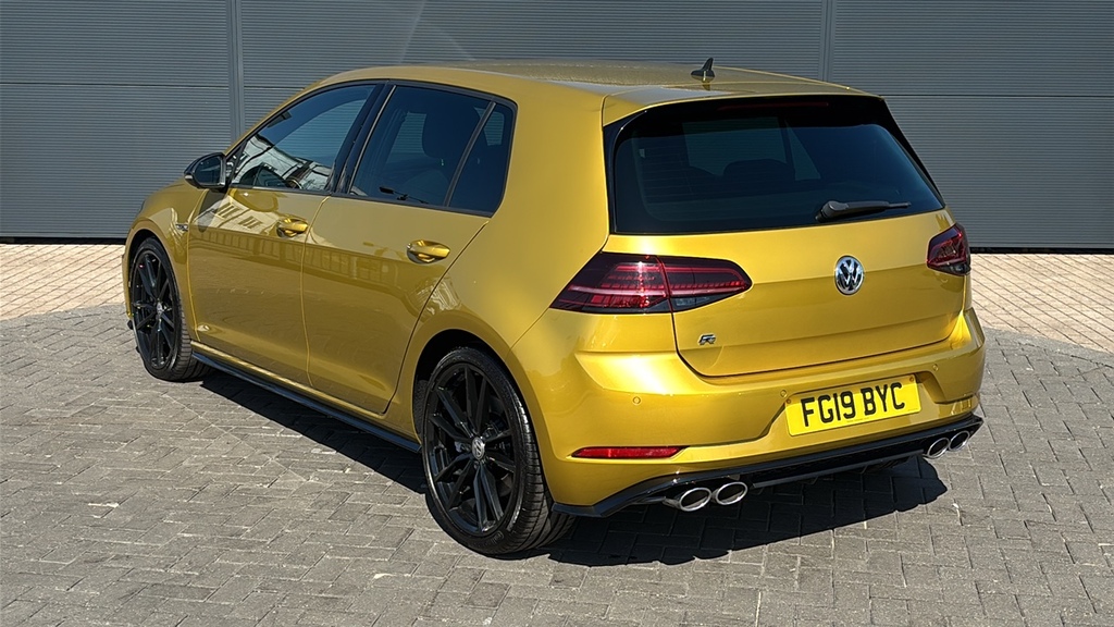 Volkswagen Golf 2.0 Tsi 300 R 4Motion Dsg 300 Ps FG19BYC Yellow #2