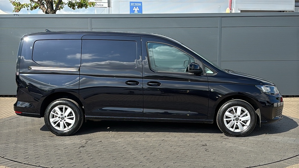 Volkswagen Caddy 2.0 Tdi 122Ps Commerce Pro Van Dsg Tech Pack 12 FH25JVA Black #4