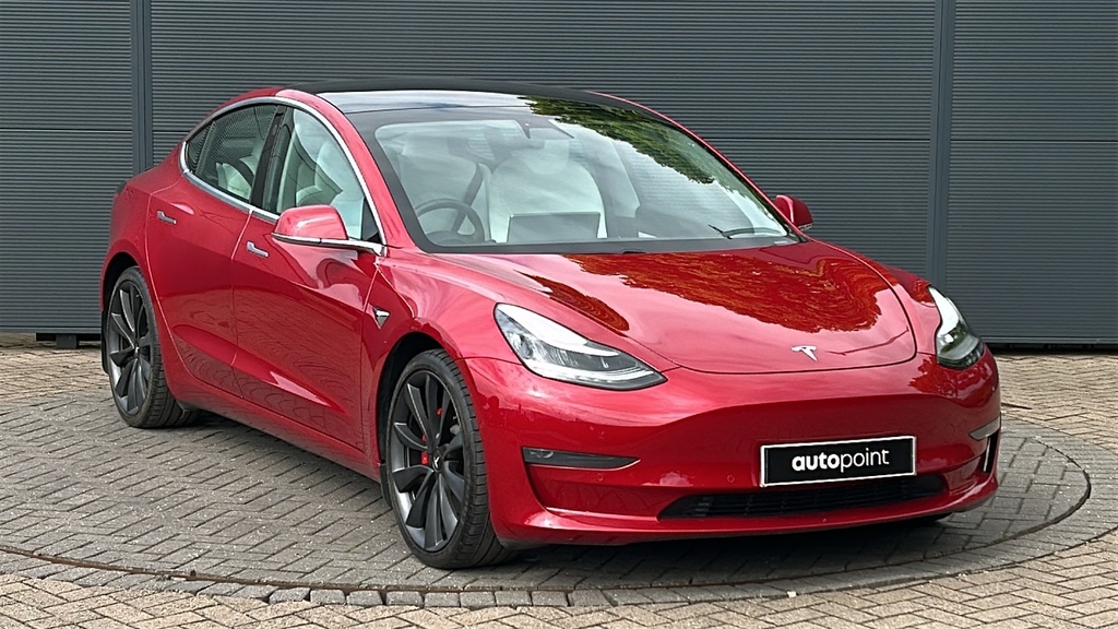 Tesla Model 3 Performance Awd Performance Upgrade 45 Red