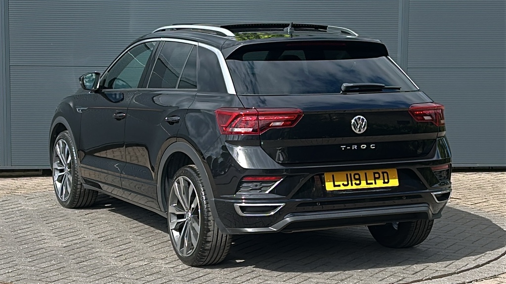Volkswagen T-Roc 1.5 Tsi Evo R-line Dsg 150 Ps LJ19LPD Black #3