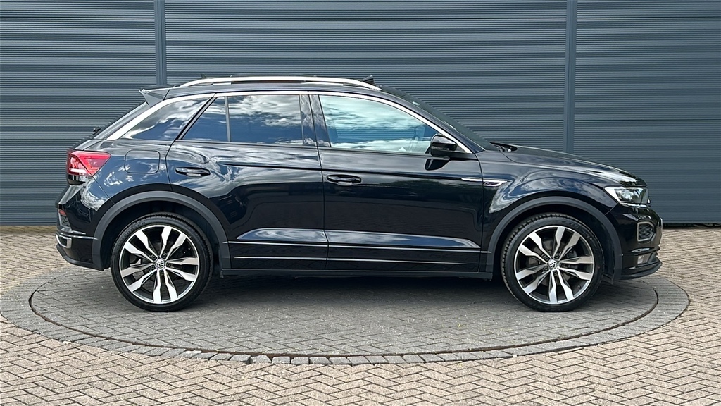 Volkswagen T-Roc 1.5 Tsi Evo R-line Dsg 150 Ps LJ19LPD Black #4