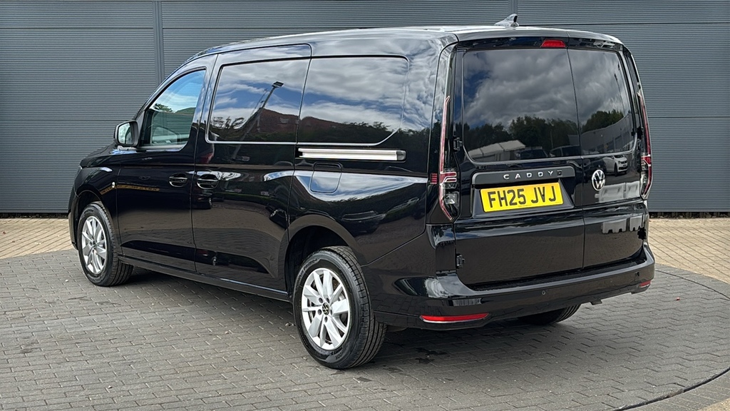 Volkswagen Caddy 2.0 Tdi 122Ps Commerce Pro Van Dsg Tech Pack 12 FH25JVJ Black #3