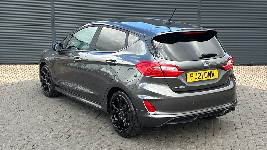 Ford Fiesta 1.0 Ecoboost 95 St-line Edition 95 Ps PJ21OWW Grey #3