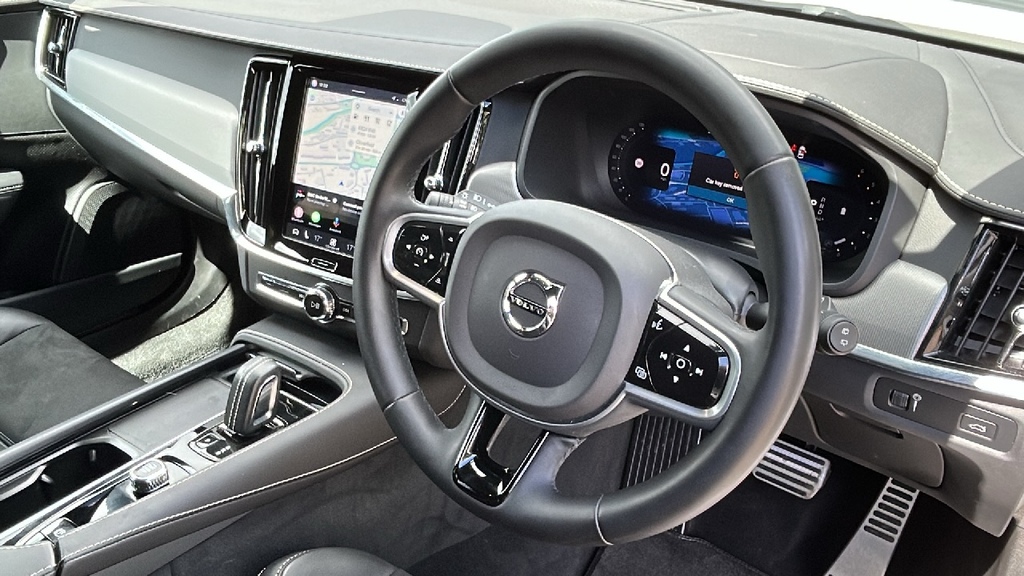 Volvo V90 2.0 B4d R Design 197 Ps YP71WDZ White #6