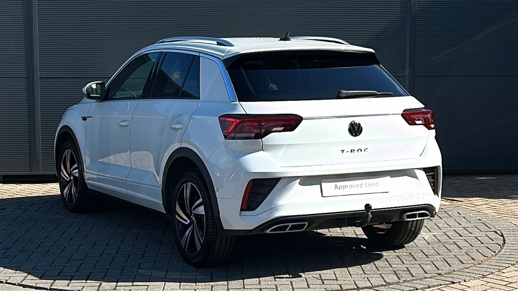 Volkswagen T-Roc 2.0 Tdi 150 Evo R-line Dsg 150 Ps White #3