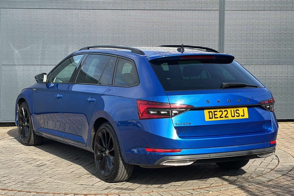 Skoda Superb 2.0 Tsi 190 Sport Line Plus Dsg 190 Ps Blue #3