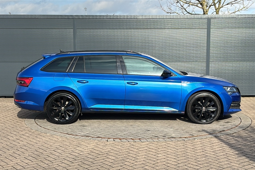 Skoda Superb 2.0 Tsi 190 Sport Line Plus Dsg 190 Ps Blue #4