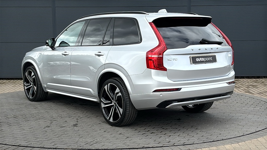 Volvo XC90 2.0 T8 Recharge Phev R Design Awd 390 Ps KJ21PUH Silver #3