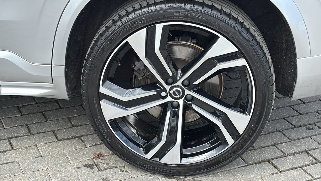 Volvo XC90 2.0 T8 Recharge Phev R Design Awd 390 Ps KJ21PUH Silver #5