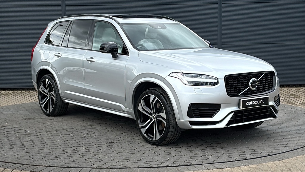 Volvo XC90 2.0 T8 Recharge Phev R Design Awd 390 Ps Silver