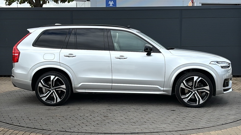 Volvo XC90 2.0 T8 Recharge Phev R Design Awd 390 Ps KJ21PUH Silver #4