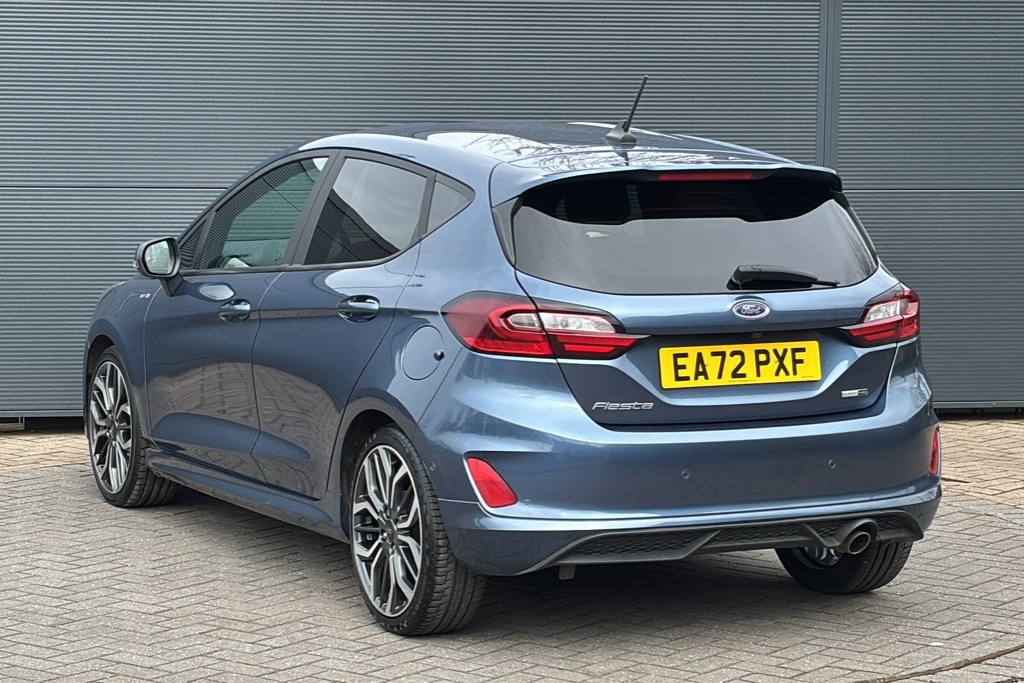Ford Fiesta 1.0 Ecoboost Hybrid Mhev 125 St-line X Edition EA72PXF Blue #3