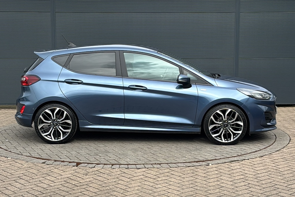 Ford Fiesta 1.0 Ecoboost Hybrid Mhev 125 St-line X Edition EA72PXF Blue #4