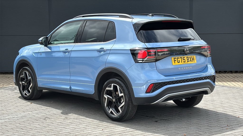 Volkswagen T-Cross 1.0 Tsi 115 R-line Dsg 115 Ps FG75BXH Blue #3