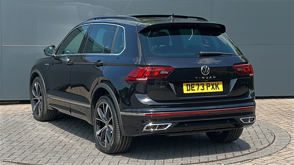 Volkswagen Tiguan 2.0 Tdi R-line Dsg 150 Ps DE73PXK Black #3