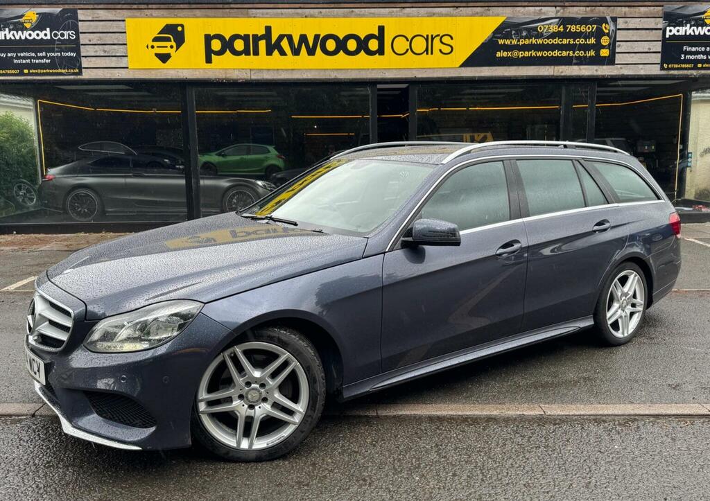 Mercedes-Benz E Class Estate 2.1 E220 Cdi Amg Sport G-tronic Euro 5 S OU64WCY Blue #3