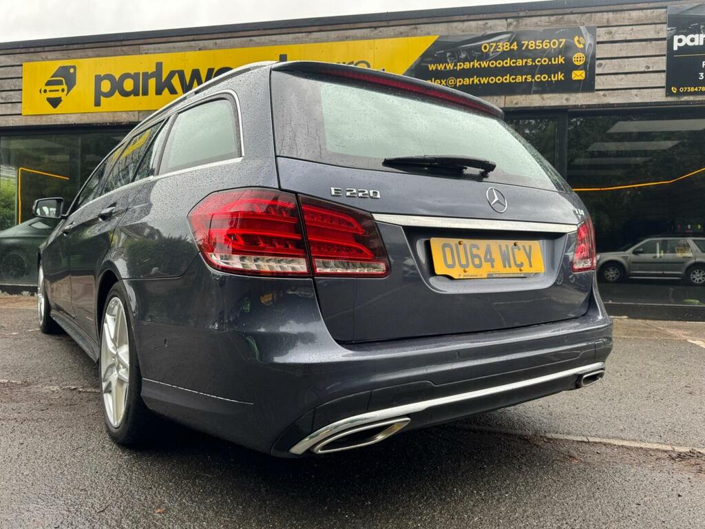 Mercedes-Benz E Class Estate 2.1 E220 Cdi Amg Sport G-tronic Euro 5 S OU64WCY Blue #4