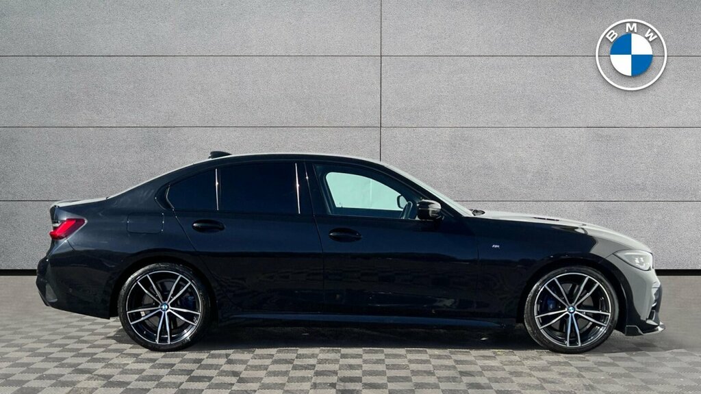 BMW 3 Series 320I M Sport Saloon YP22FJA Black #5