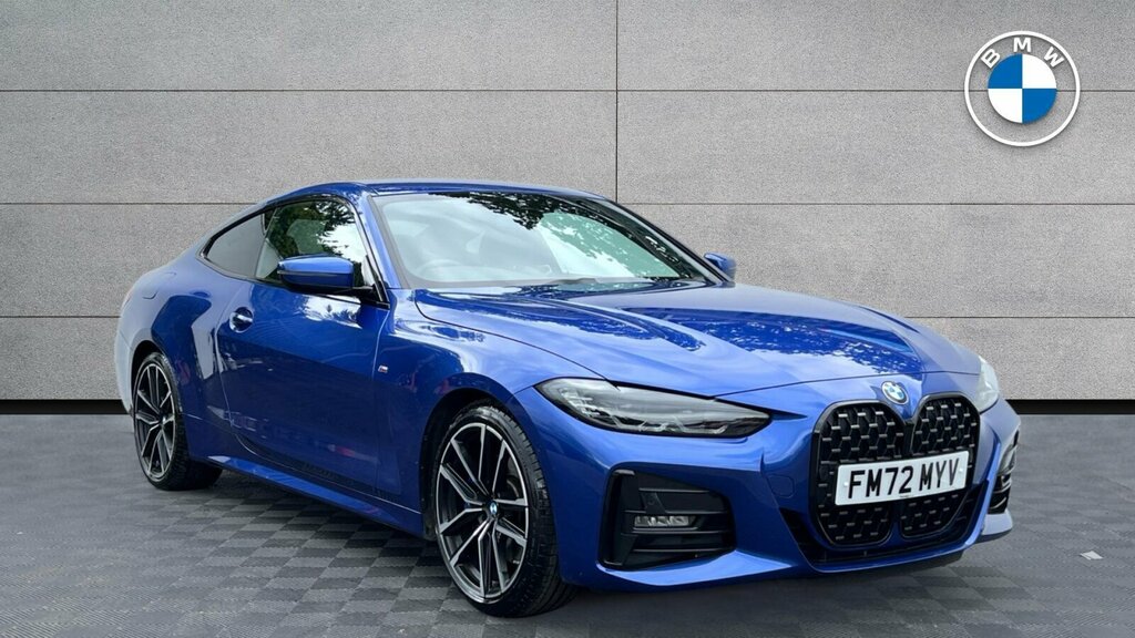 BMW 4 Series Gran Coupe 420I M Sport Coupe Blue