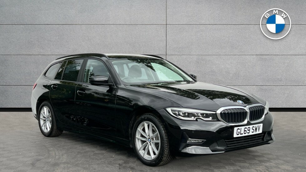 BMW 3 Series 320D Se Touring GL69SWV Black #2