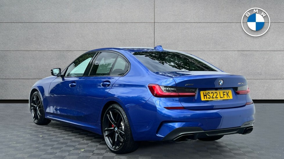 BMW 3 Series M340i Xdrive Saloon HS22LFK Blue #4