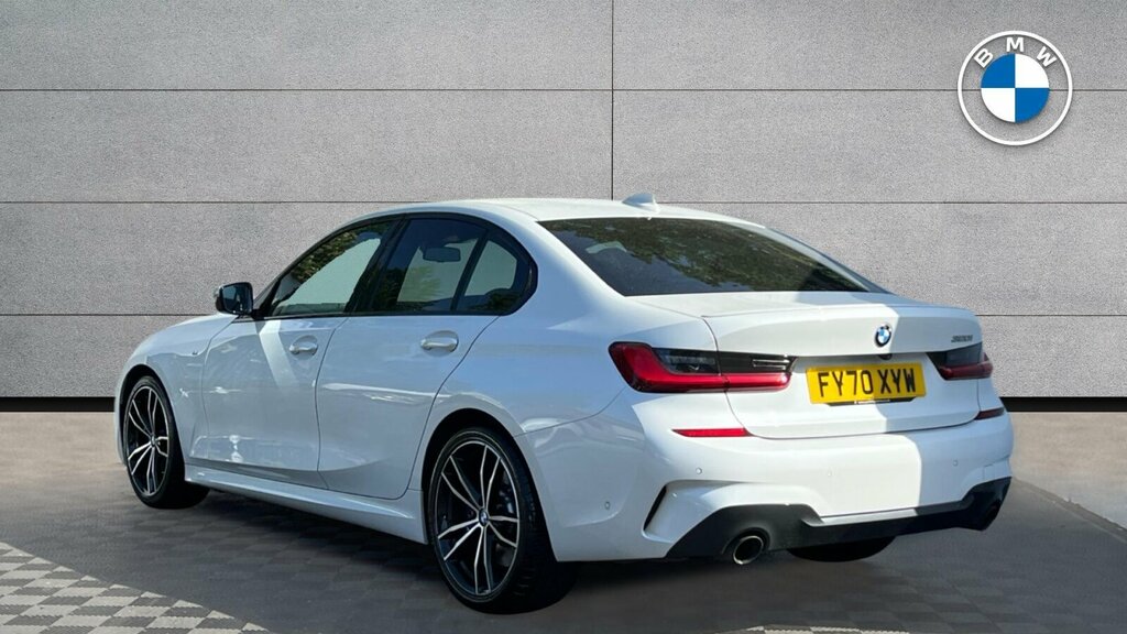 BMW 3 Series 320I M Sport Saloon FY70XYW White #3