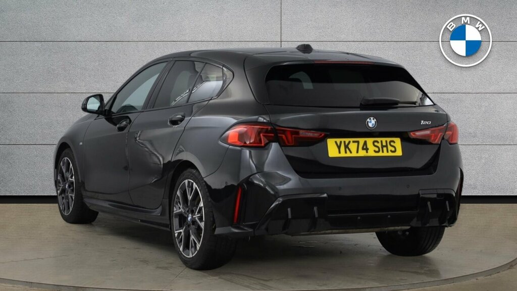 BMW 1 Series 120 M Sport YK74SHS Black #3