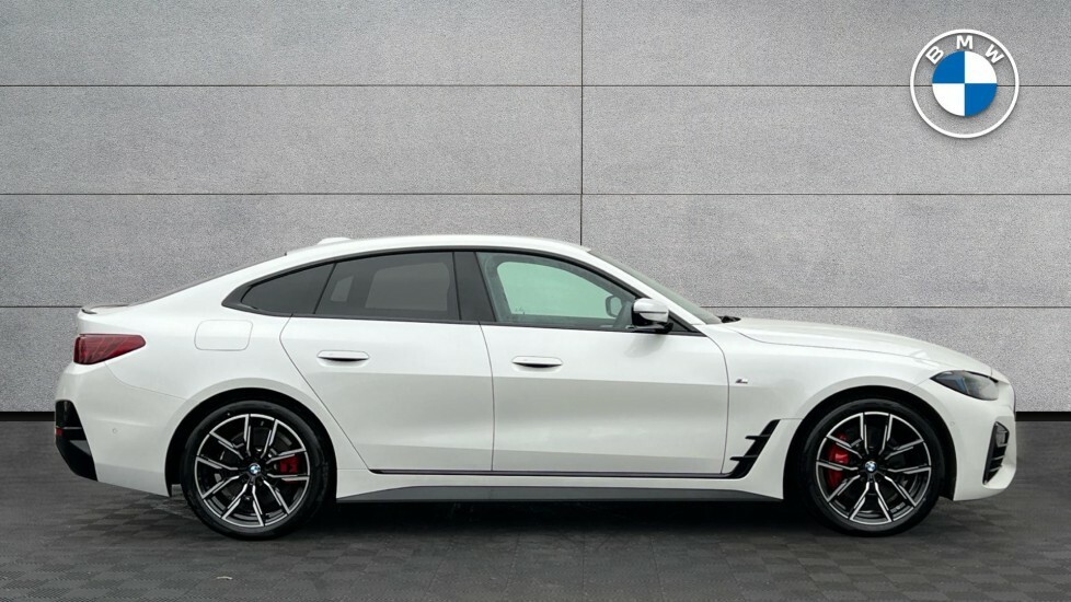 BMW 4 Series Gran Coupe 420I M Sport Gran Coupe YK74AFT White #6