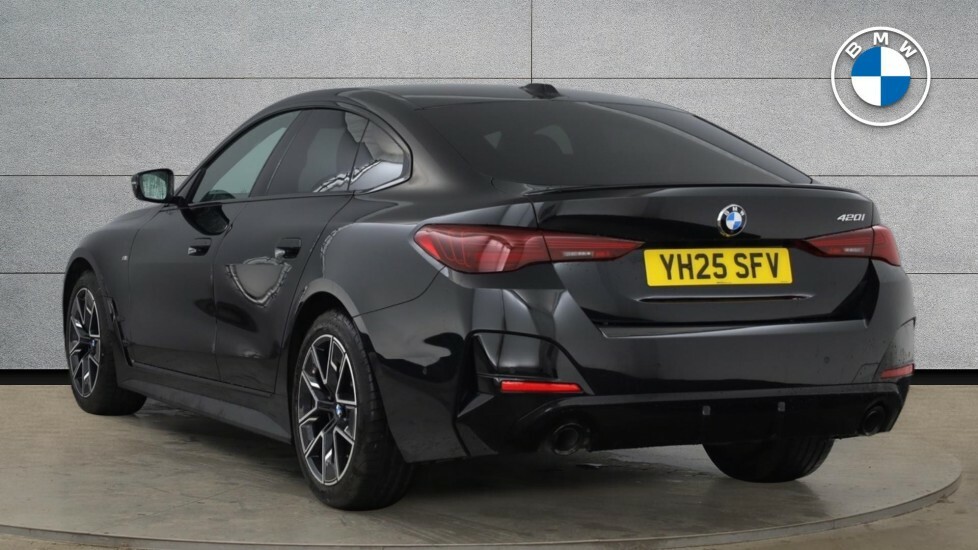 BMW 4 Series Gran Coupe 420I M Sport Gran Coupe YH25SFV Black #4