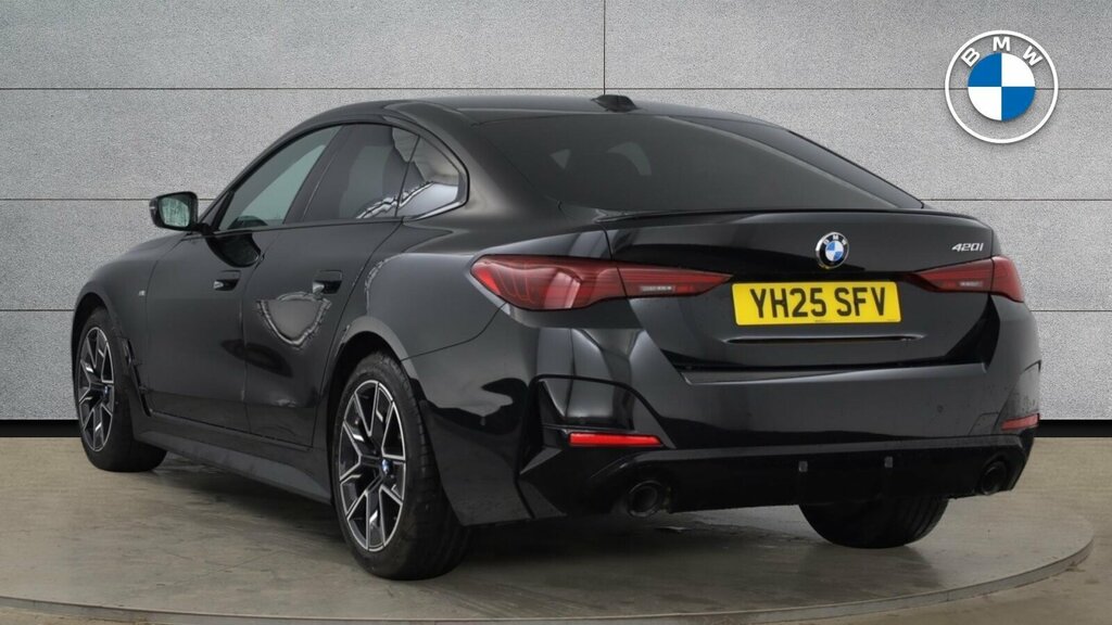 BMW 4 Series Gran Coupe 420I M Sport Gran Coupe YH25SFV Black #3