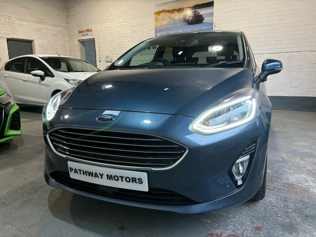 Ford Fiesta 1.0T Ecoboost Titanium Hatchback EK68FKH Blue #5