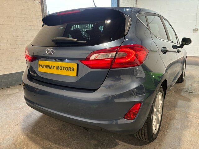 Ford Fiesta 1.0T Ecoboost Titanium Hatchback EK68FKH Blue #4