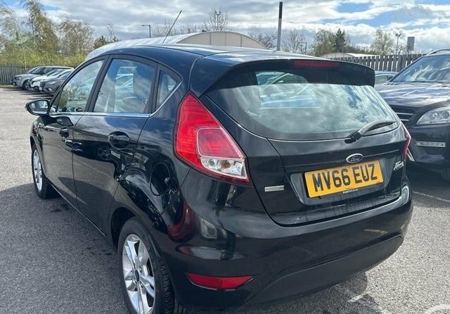 Ford Fiesta 1.0T Ecoboost Zetec Hatchback Eu MV66EUZ Black #4