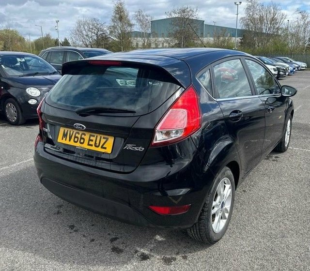 Ford Fiesta 1.0T Ecoboost Zetec Hatchback Eu MV66EUZ Black #3