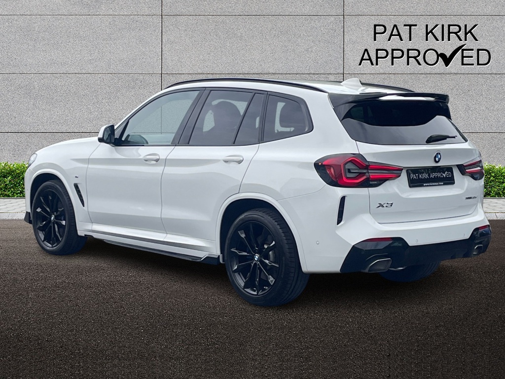 BMW X3 Xdrive30d Mht M Sport Pro Pack FL22NLZ White #2