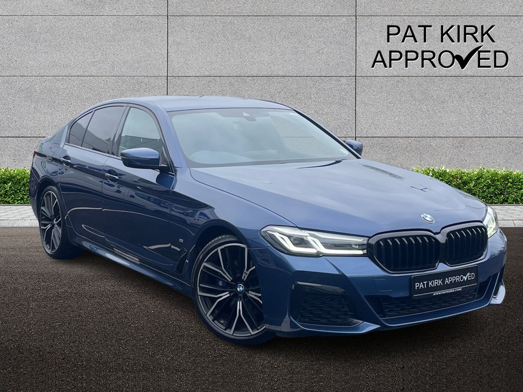 BMW 5 Series 520D Mht M Sport Step Pro Pack Blue
