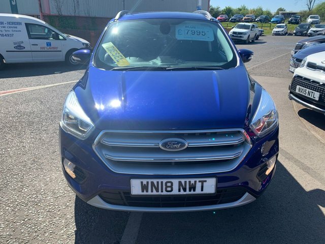 Ford Kuga 2018 2.0 Tdci Titanium Suv Euro WN18NWT Blue #2