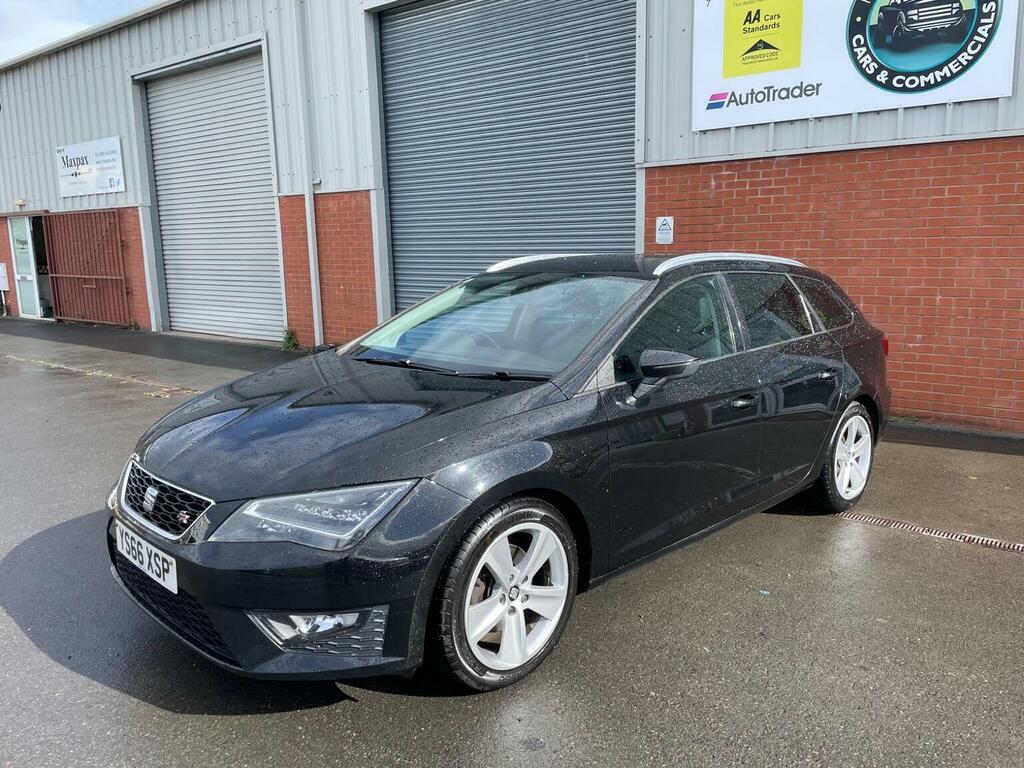 Seat Leon 2.0 Tdi Fr Sport Tourer Dsg Euro 6 Ss YS66XSP Black #4