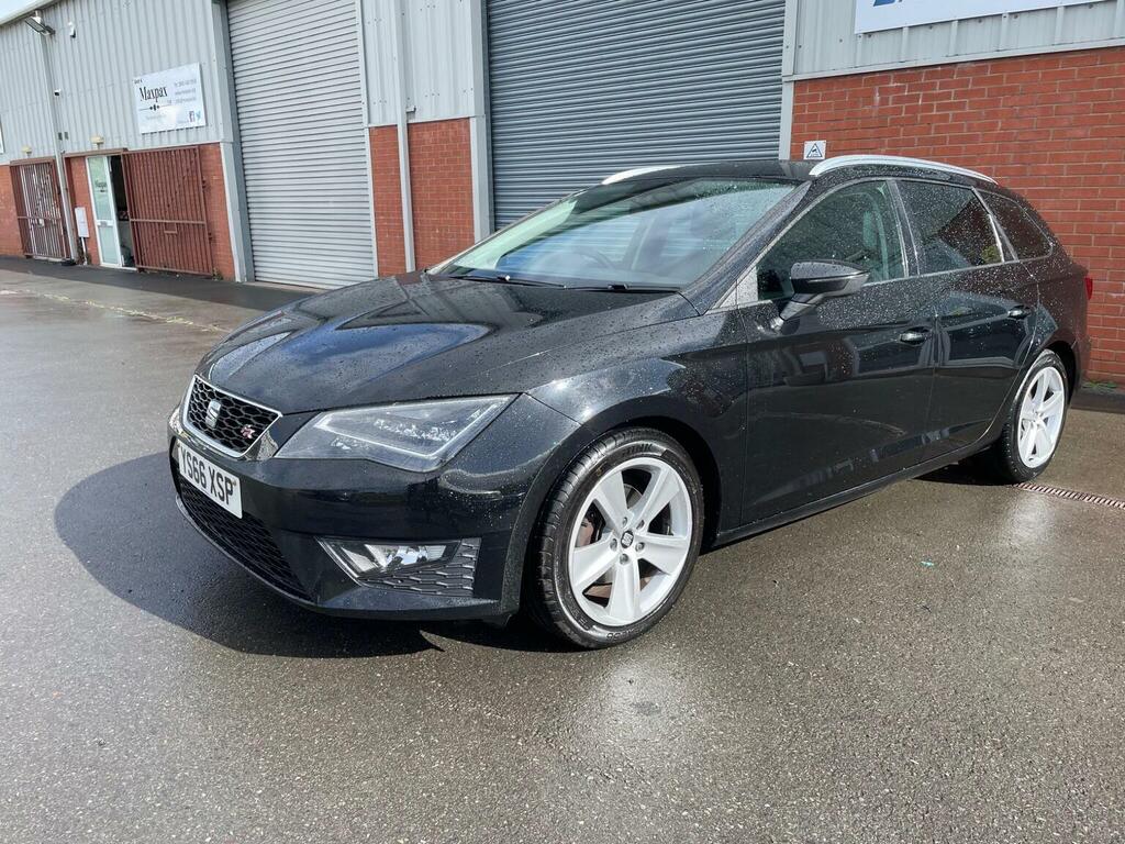 Seat Leon 2.0 Tdi Fr Sport Tourer Dsg Euro 6 Ss YS66XSP Black #2