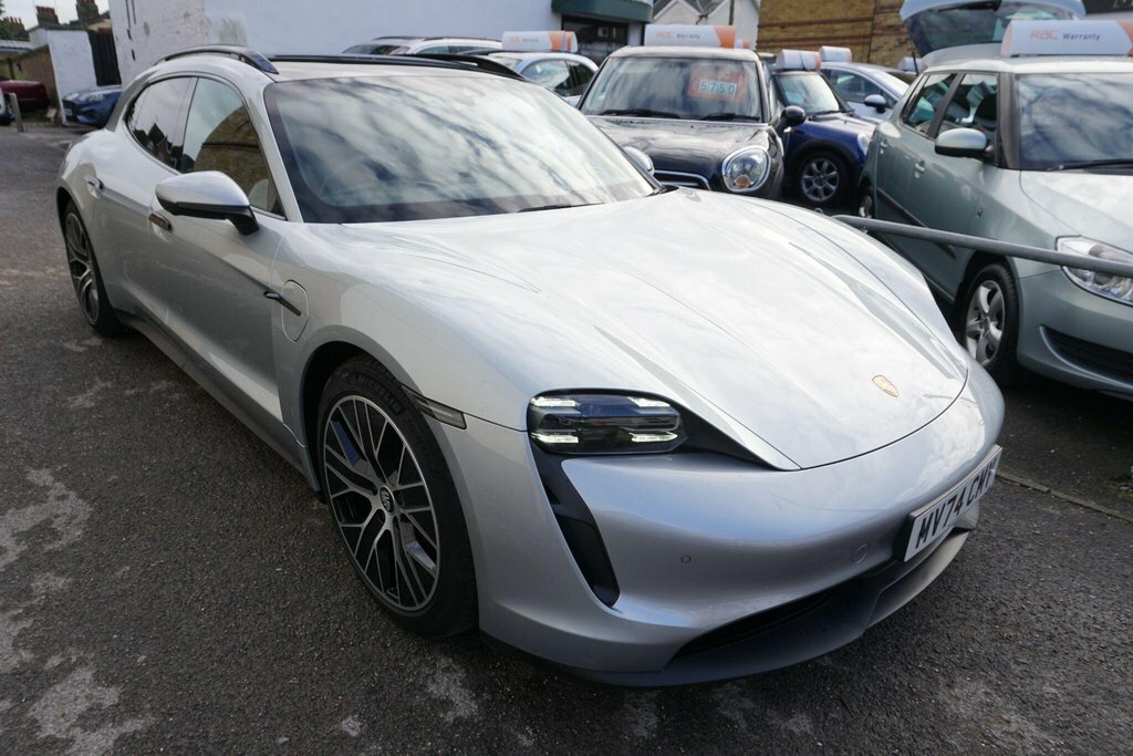 Porsche Taycan Performance 79.2Kwh 4S Sport Turismo 4Wd MV74CMY Silver #5