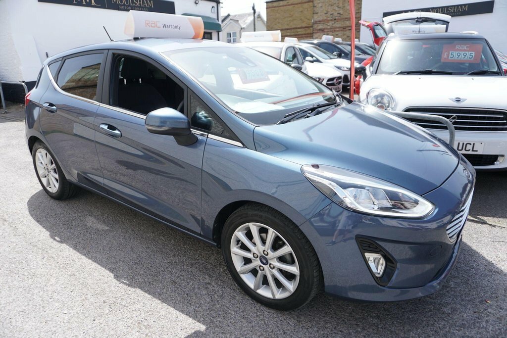 Ford Fiesta 1.0T Ecoboost Titanium Euro 6 Ss Blue