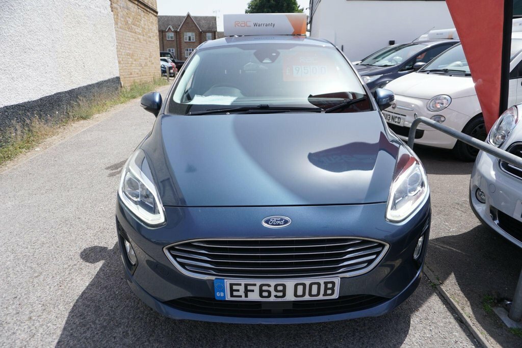 Ford Fiesta 1.0T Ecoboost Titanium Euro 6 Ss EF69OOB Blue #2