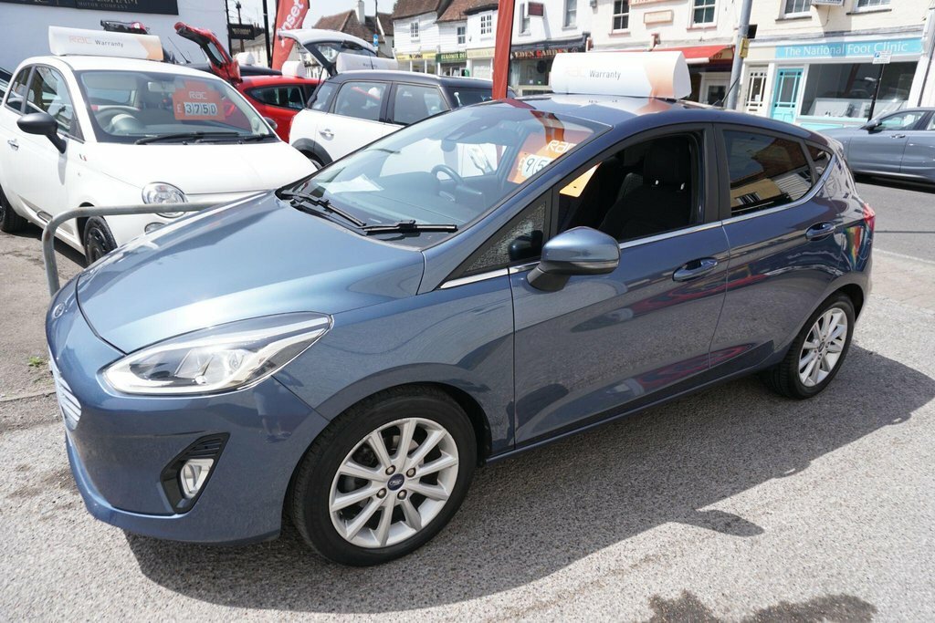 Ford Fiesta 1.0T Ecoboost Titanium Euro 6 Ss EF69OOB Blue #3