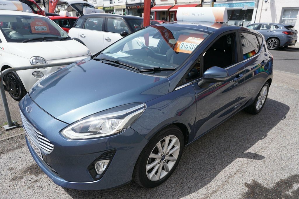 Ford Fiesta 1.0T Ecoboost Titanium Euro 6 Ss EF69OOB Blue #6