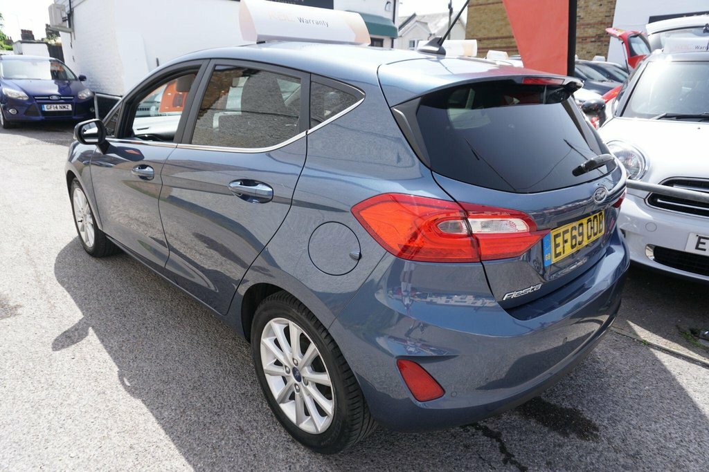 Ford Fiesta 1.0T Ecoboost Titanium Euro 6 Ss EF69OOB Blue #4