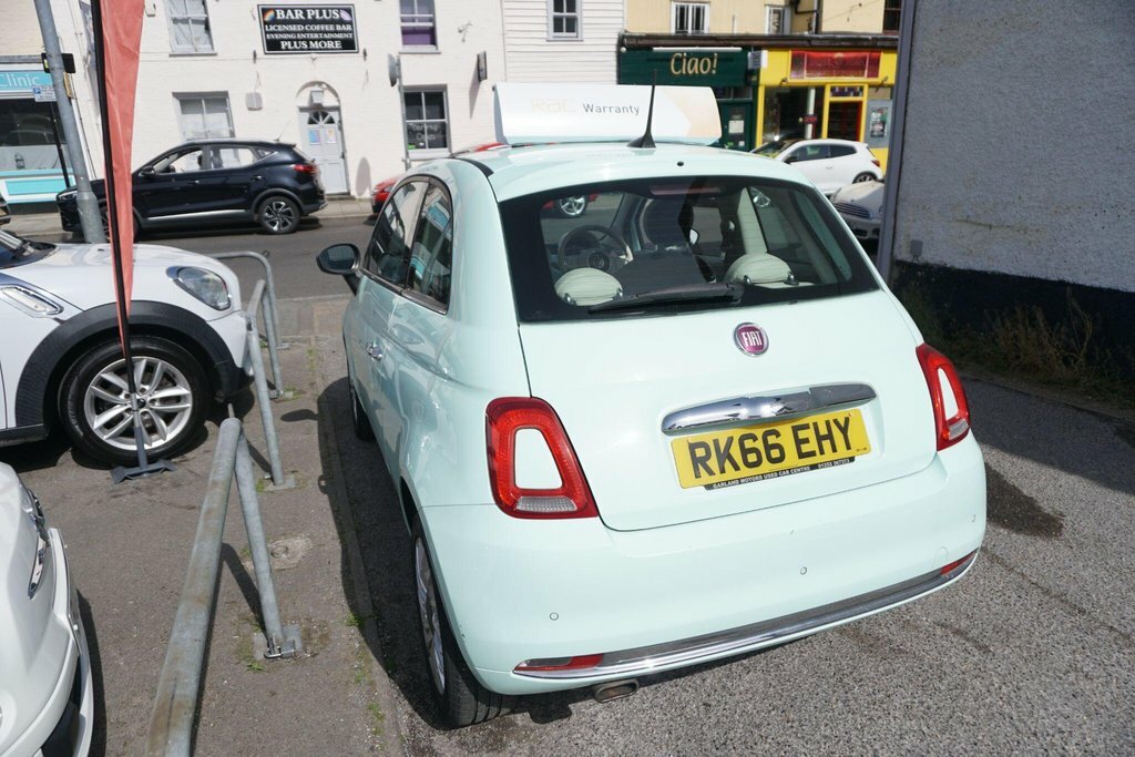 Fiat 500 1.2 Lounge Euro 6 Ss RK66EHY Green #4