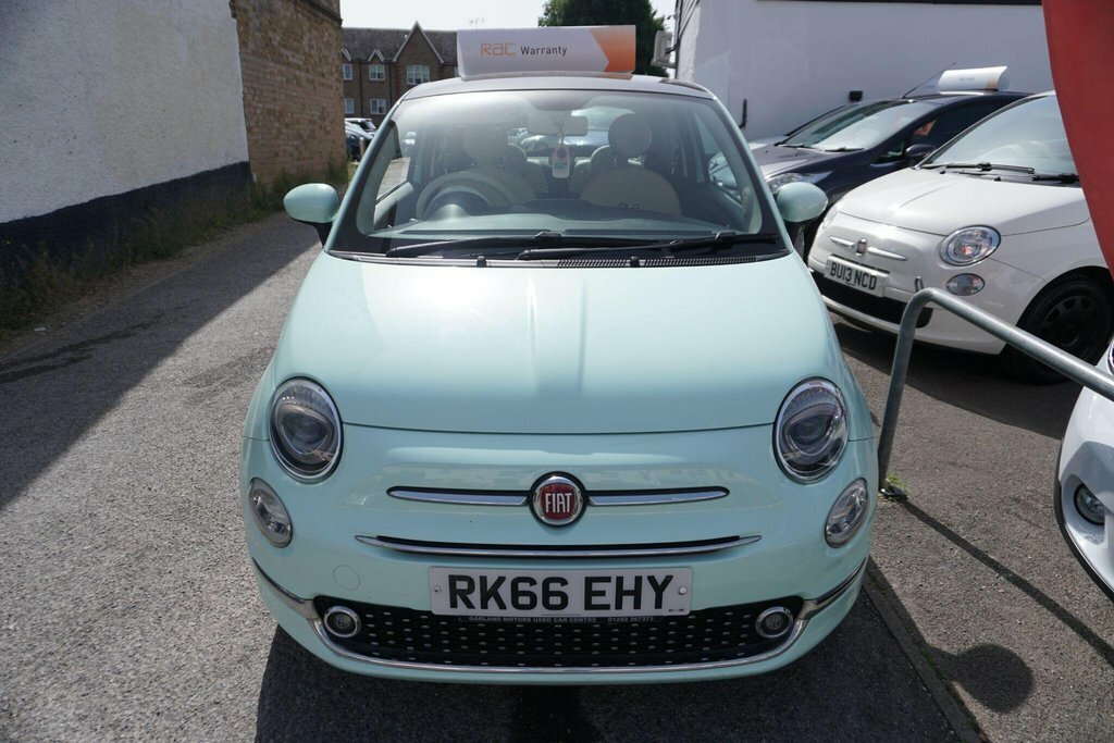 Fiat 500 1.2 Lounge Euro 6 Ss RK66EHY Green #2