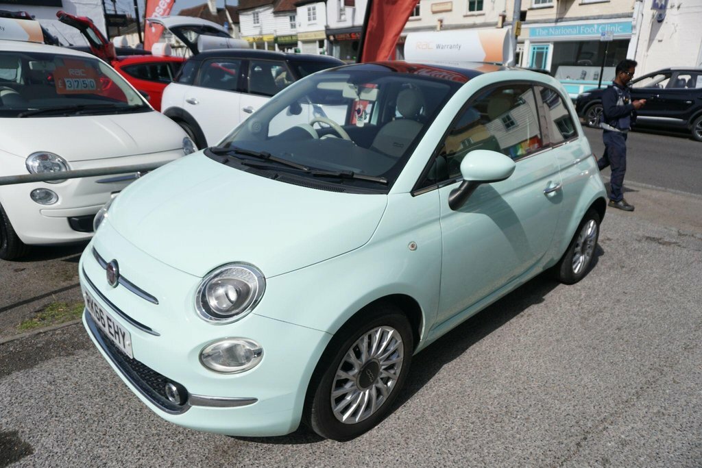 Fiat 500 1.2 Lounge Euro 6 Ss RK66EHY Green #3