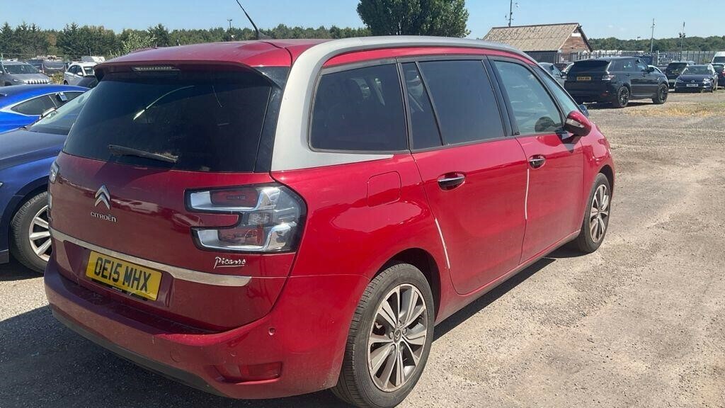 Citroen Grand C4 Picasso 1.6 Bluehdi Exclusive Euro 6 Ss Red #4