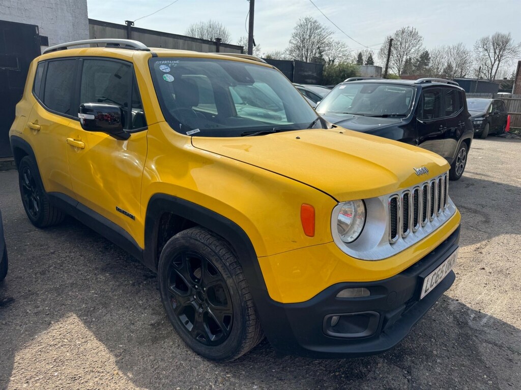 Jeep Renegade 1.6 Multijetii Limited Euro 6 Ss Yellow